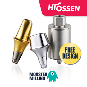 Titanium Custom Abutment — Free Design (Hiossen Authentic + IOS Only)